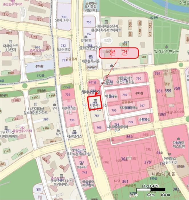 세종특별자치시 한누리대로 292, 5층 522호 (나성동,행복의아침)구) 세종특별자치시 나성동 763 도시형생활주택 경매 사진 13