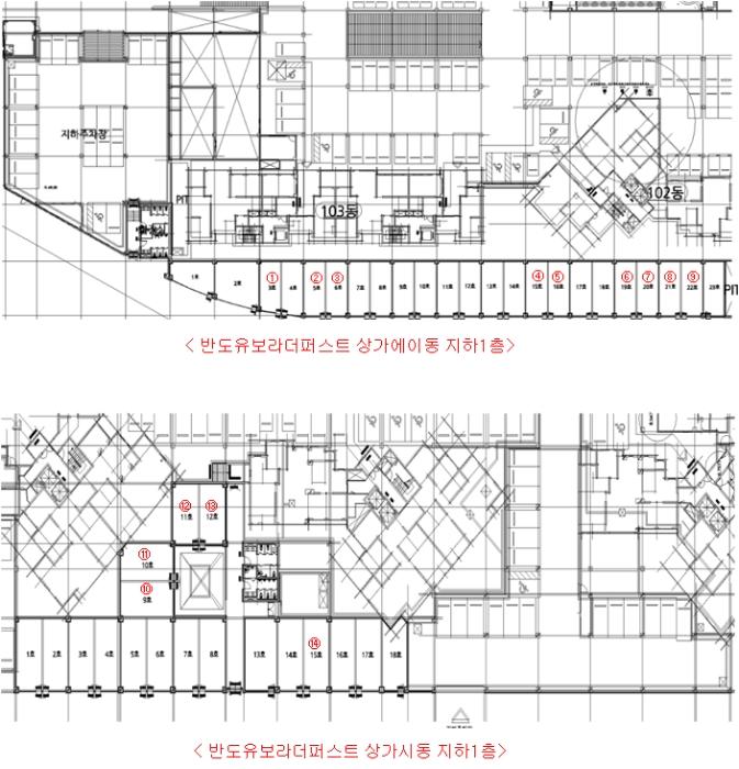 광주광역시 남구 구성로8번길 6, 상가에이동 지하1층19호 (월산동,반도유보라더퍼스트)구) 광주광역시 남구 월산동 1065 근린상가 경매 사진 25