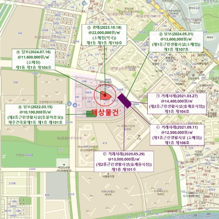 경기도 안성시 아양1로 77-10, 1동 1층107호 (옥산동,해천프라자)구) 경기도 안성시 옥산동 598 근린상가 경매 사진 10