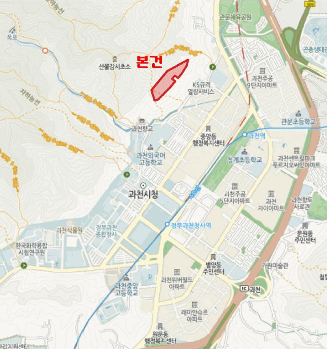 경기도 과천시 관문동 산11-13 임야 경매 사진 13