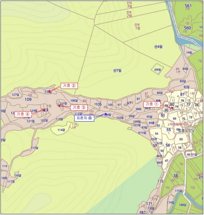 경상남도 밀양시 단장면 법흥리 108-1 답 경매 사진 13