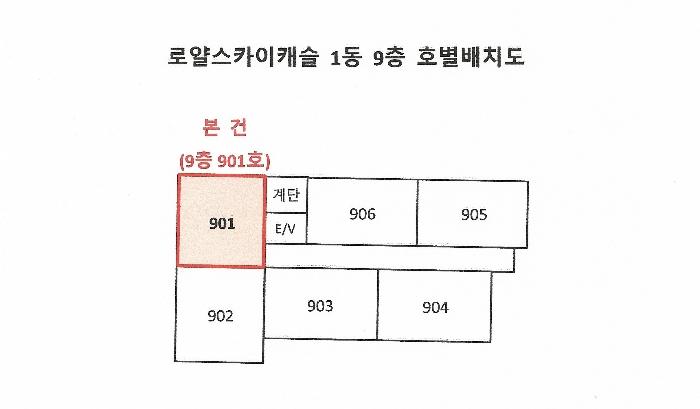 부산광역시 중구 보수대로56번길 12, 9층901호 (부평동4가,로얄스카이캐슬주건축물제1동)구) 부산광역시 중구 부평동4가 15-1 아파트 경매 사진 7