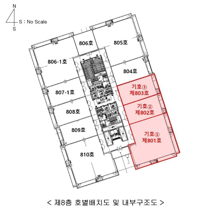 서울특별시 금천구 가산디지털1로 19, 제8층 제803호 (가산동, 대륭테크노타운18차)구) 서울특별시 금천구 가산동 670-2 아파트형공장 경매 사진 21