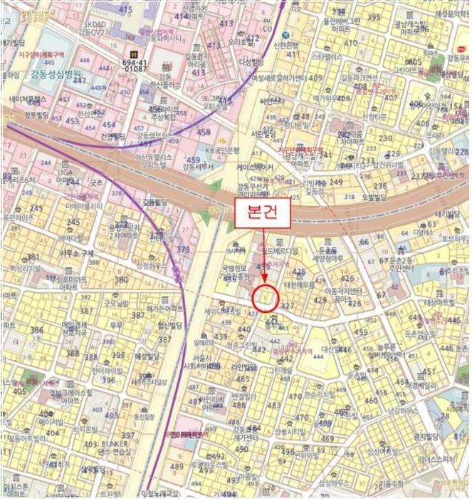 서울특별시 강동구 양재대로102길 17, 8층 801호 (둔촌동,한울둔촌베아체)구) 서울특별시 강동구 둔촌동 435-1 오피스텔 경매 사진 10