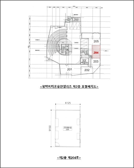 경기도 평택시 중앙2로 55, 2층204호 (합정동,평택비티온유안앨리츠)구) 경기도 평택시 합정동 736-4 근린상가 경매 사진 13