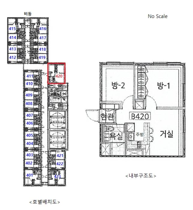 경기도 시흥시 서울대학로278번길 70, 4층비420호 (배곧동,배곧두손지젤타워)구) 경기도 시흥시 배곧동 206-3 오피스텔 경매 사진 8