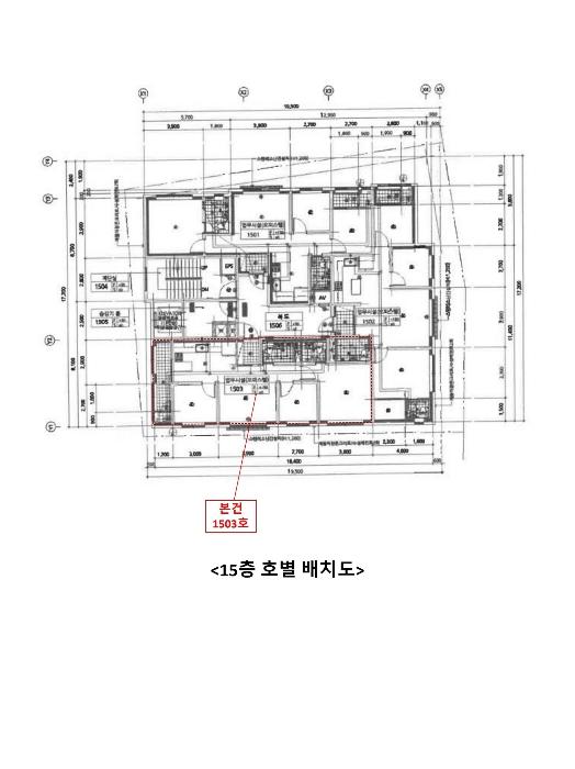 경기도 시흥시 호현로 13, 15층1503호 (신천동,성지타워3차)구) 경기도 시흥시 신천동 706-9 오피스텔 경매 사진 10