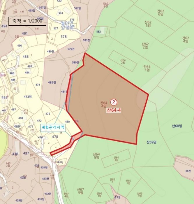 전라남도 함평군 월야면 양정리 산64-4 임야 경매 사진 12