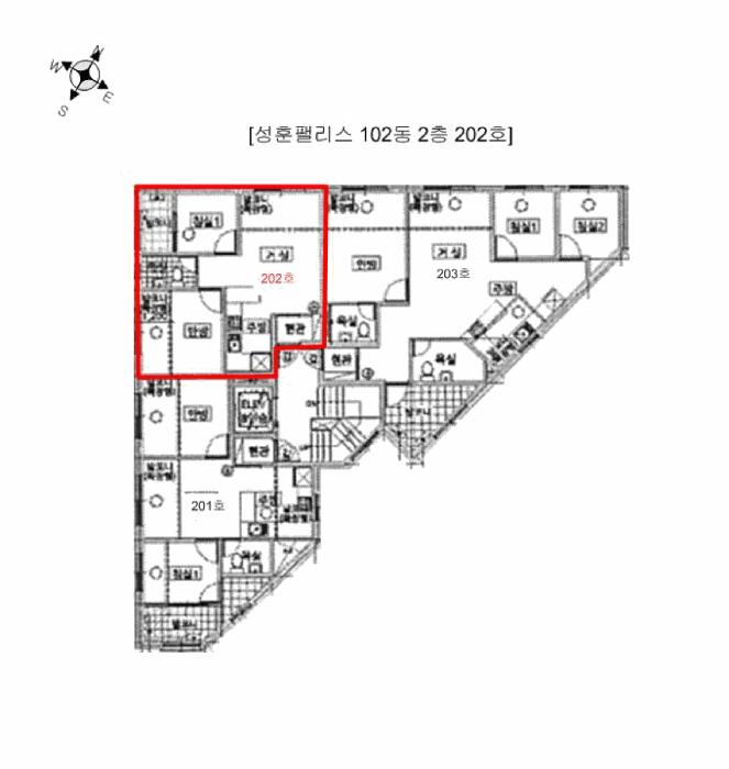 서울특별시 강북구 우이동 47-19 성훈팰리스 102동 2층202호 다세대(빌라) 경매 사진 9