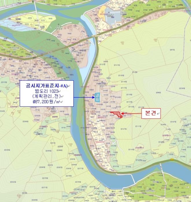 경상남도 밀양시 단장면 범도리 1127-1 임야 경매 사진 13