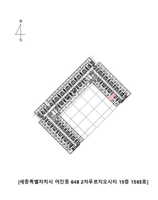 세종특별자치시 가름로 255-21, 15층1565호 (어진동,2차푸르지오시티)구) 세종특별자치시 어진동 648 오피스텔 경매 사진 13