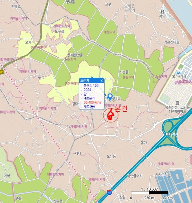 충청남도 당진시 송악읍 복운리 171 답 경매 사진 36