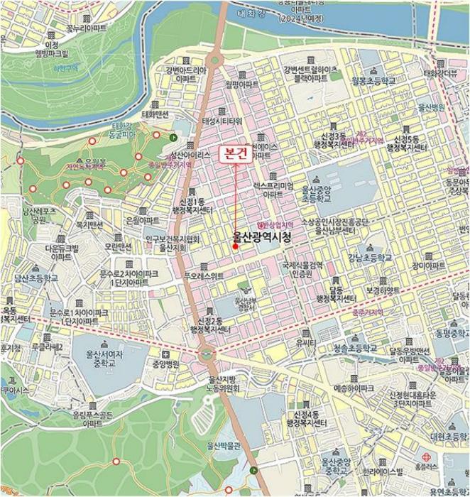 울산광역시 남구 돋질로37번길 11, 1동 2층201호 (신정동,선샤인1주건축물)구) 울산광역시 남구 신정동 703-12 오피스텔 경매 사진 7