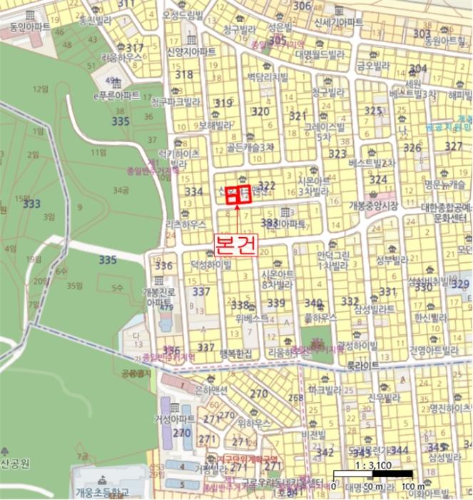 서울특별시 구로구 개봉로17마길 9-22, 제3층 제302호 (개봉동, 중앙힐아파트)구) 서울특별시 구로구 개봉동 322-12 아파트 경매 사진 9