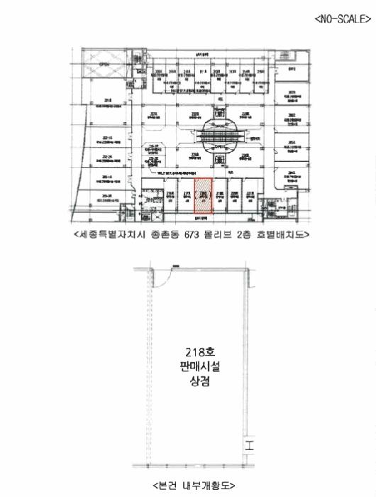 세종특별자치시 종촌동 673 몰리브 2층218호 근린상가 경매 사진 18
