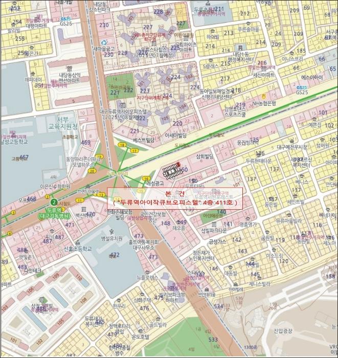 대구광역시 달서구 달구벌대로 1770, 3층309호 (두류동,두류역아이작큐브오피스텔)구) 대구광역시 달서구 두류동 150-3 오피스텔 경매 사진 9