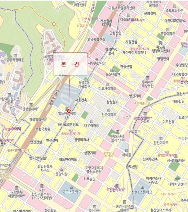 경상북도 포항시 북구 중흥로241번길 42, 2층 203호 (용흥동,빌드원르헤브3차아파트)구) 경상북도 포항시 북구 용흥동 615-21 아파트 경매 사진 13