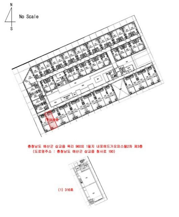 충청남도 예산군 삽교읍 청사로 190, 3층316호 (내포에드가오피스텔2차)구) 충청남도 예산군 삽교읍 목리 961 오피스텔 경매 사진 11