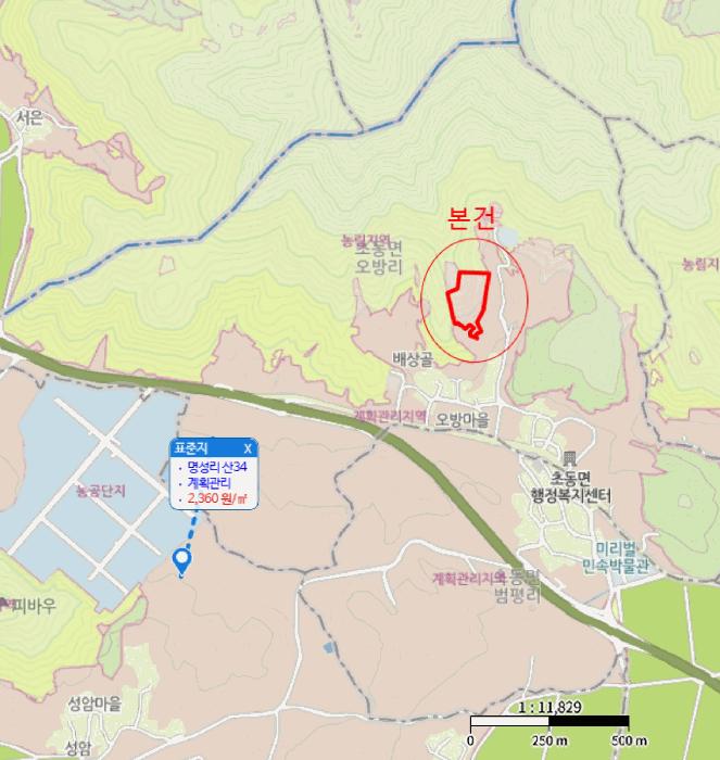 경상남도 밀양시 초동면 오방리 산12 임야 경매 사진 8