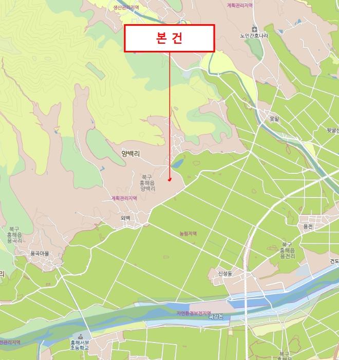 경상북도 포항시 북구 흥해읍 양백리 224 답 경매 사진 5
