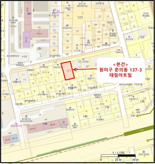 경기도 부천시 원미구 계남로301번길 64, 5층 502호 (춘의동, 태림아트빌)구) 경기도 부천시 원미구 춘의동 137-3 다세대(빌라) 경매 사진 10