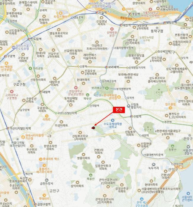 서울특별시 관악구 신림동 1568-5 더위일관악파크뷰 8층807호 오피스텔 경매 사진 9