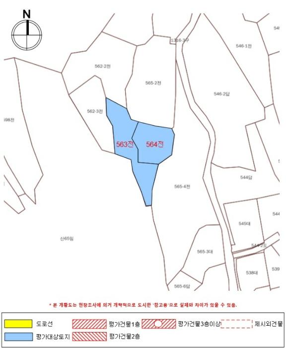 경상남도 의령군 정곡면 백곡리 616 답 경매 사진 10