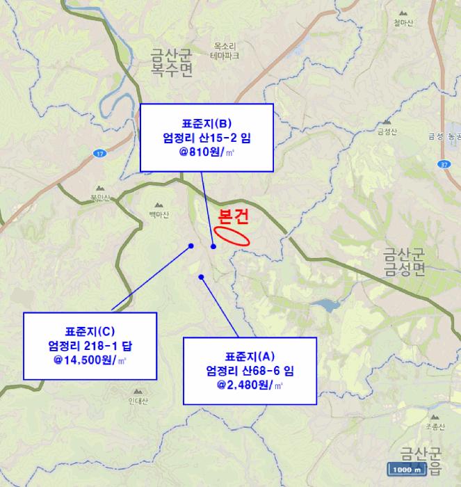 충청남도 금산군 진산면 엄정리 산10 임야 경매 사진 58