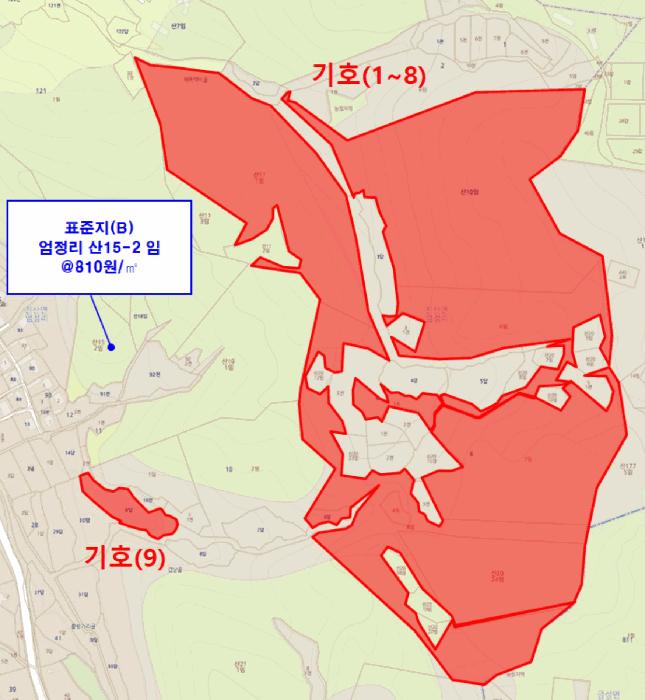 충청남도 금산군 진산면 엄정리 산10 임야 경매 사진 59