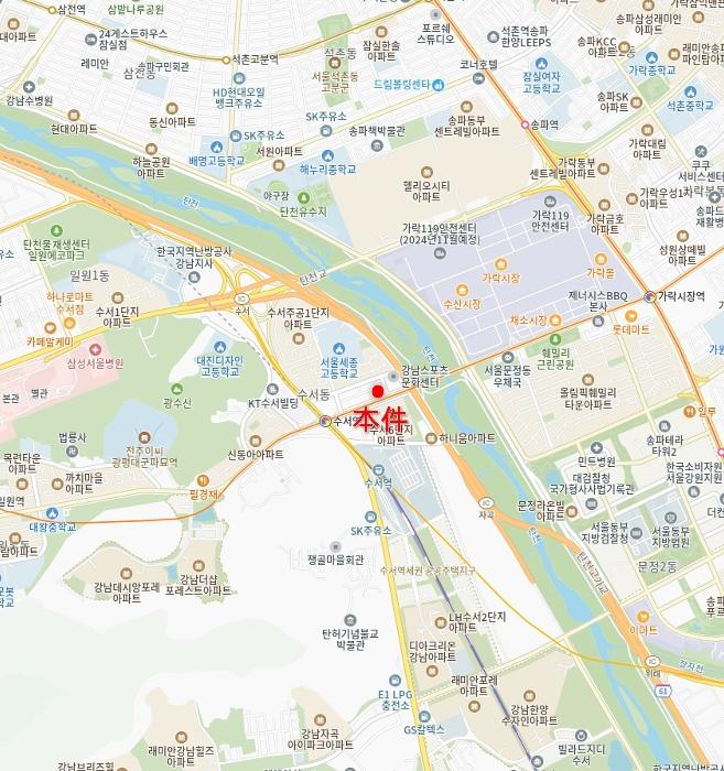 서울특별시 강남구 광평로 295, 동관동 16층1604호 (수서동,사이룩스)구) 서울특별시 강남구 수서동 716 오피스텔 경매 사진 12