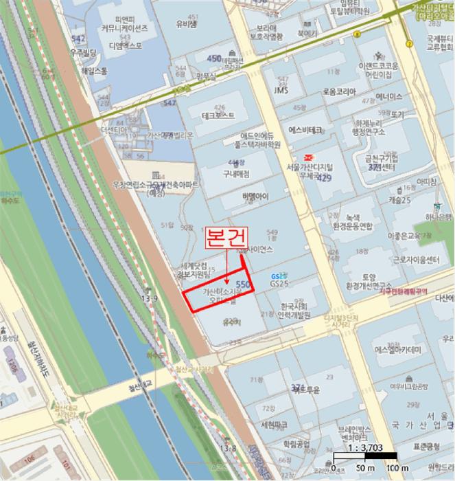 서울특별시 금천구 서부샛길 528, 제8층 제827호 (가산동, 가산미소지움)구) 서울특별시 금천구 가산동 550-17 오피스텔 경매 사진 10