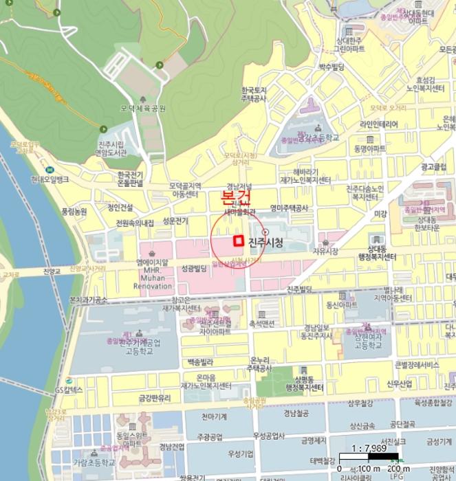 경상남도 진주시 솔밭로 121, 2층201호구) 경상남도 진주시 상대동 285-1 근린상가 경매 사진 9