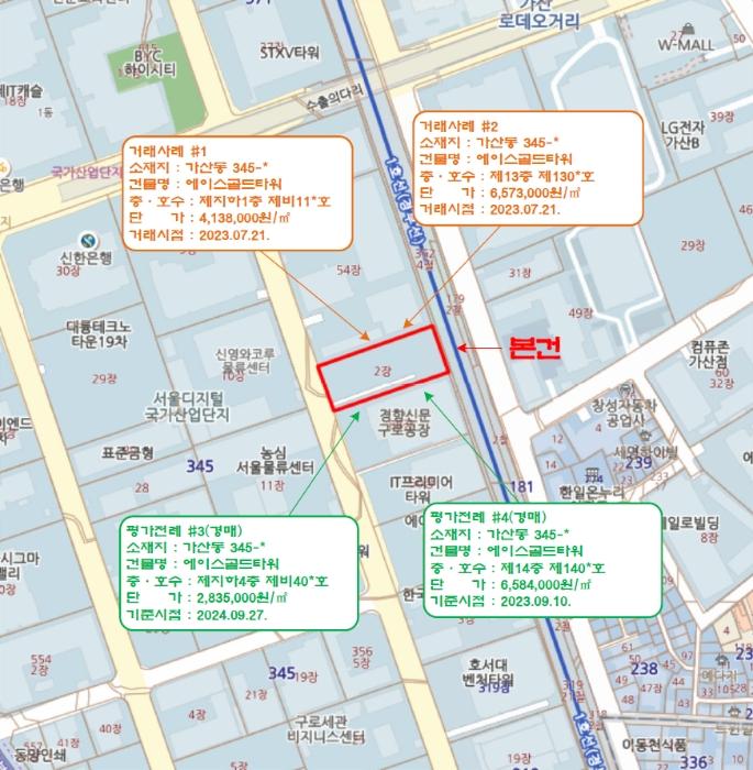 서울특별시 금천구 가산디지털1로 100, 제지하2층 제비201호 (가산동, 에이스골드타워)구) 서울특별시 금천구 가산동 345-2 아파트형공장 경매 사진 11