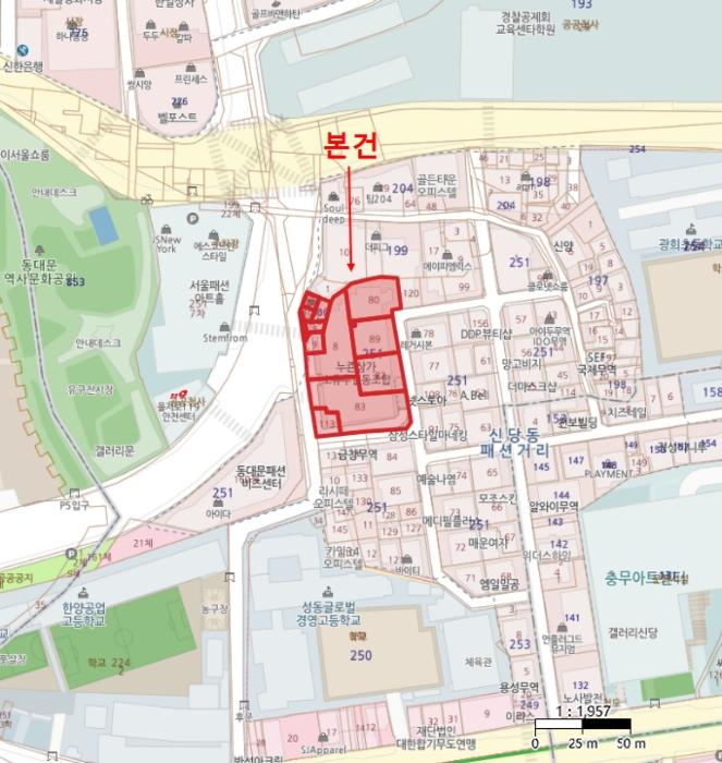 서울특별시 중구 을지로45길 62, 8층348호 (신당동,누죤빌딩)구) 서울특별시 중구 신당동 200-5 근린상가 경매 사진 11