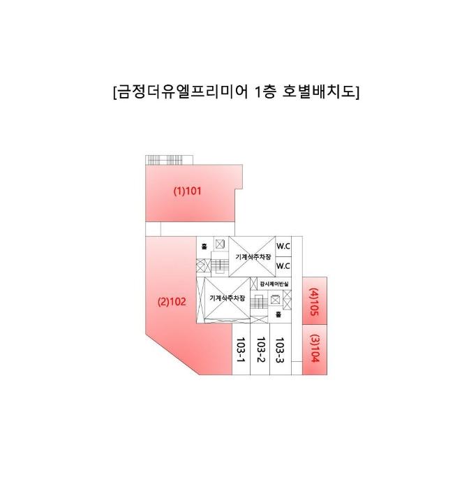 부산광역시 금정구 청룡로 42, 1층101호 (청룡동,금정더유엘프리미어)구) 부산광역시 금정구 청룡동 45-2 근린상가 경매 사진 26