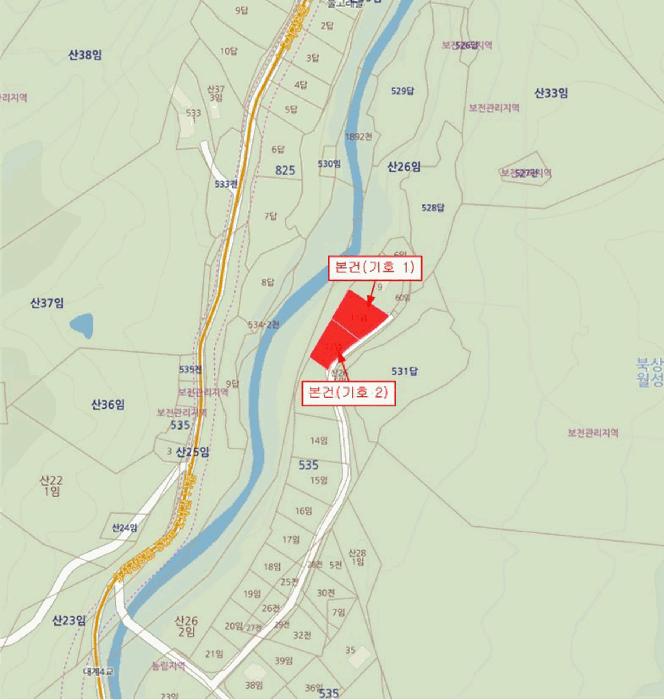 경상남도 거창군 북상면 월성리 535-11 임야 경매 사진 7