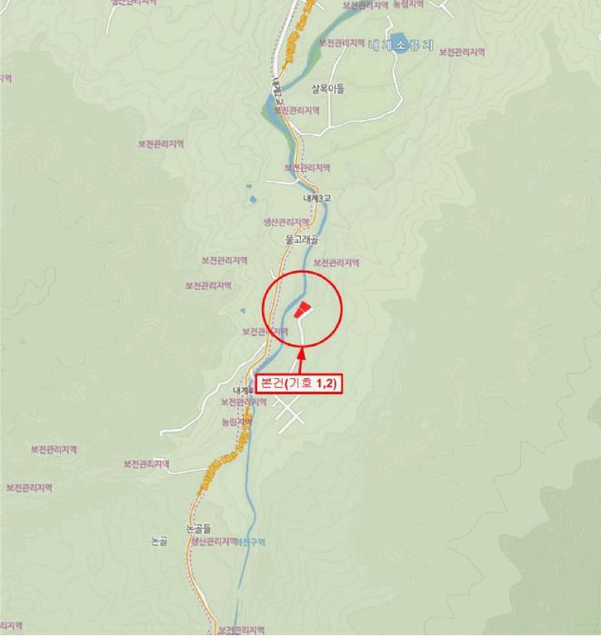 경상남도 거창군 북상면 월성리 535-11 임야 경매 사진 8