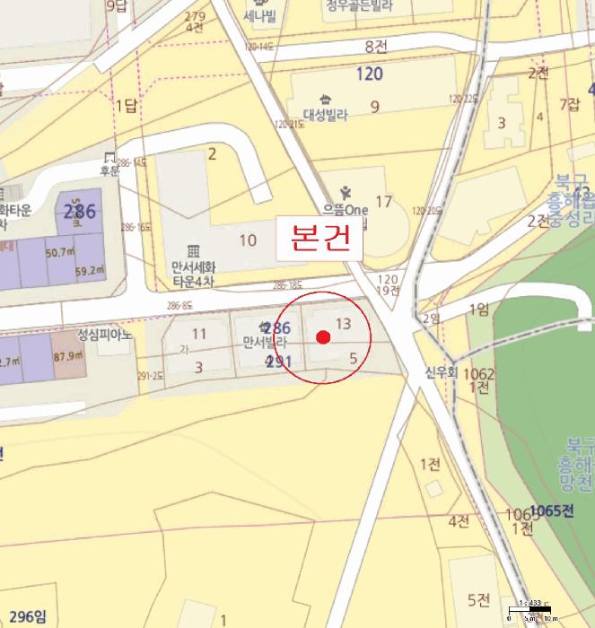 경상북도 포항시 북구 흥해읍 남성리 286-13 만서세화빌라 다동 3층 301호 다세대(빌라) 경매 사진 9