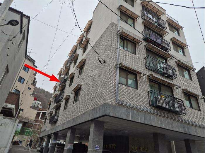 경기도 안양시 만안구 병목안로130번길 172-48, 4층402호 (안양동,청명메가탑)구) 경기도 안양시 만안구 안양동 971-22 다세대(빌라) 경매 사진 1