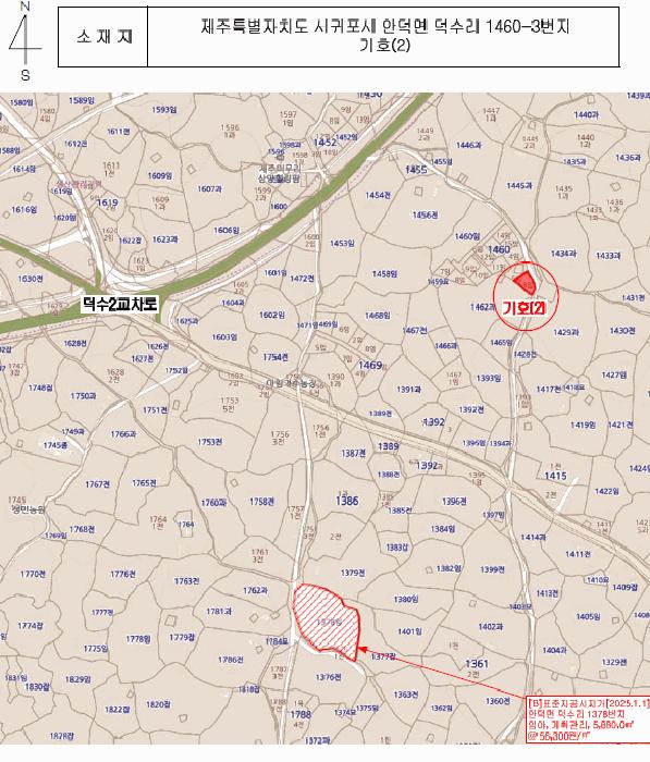제주특별자치도 서귀포시 안덕면 덕수리 1460-3 임야 경매 사진 13