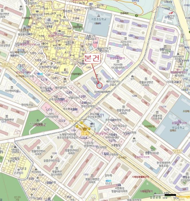 대구광역시 수성구 용학로 303, 302동 15층 1509호 (지산동,지산타운)구) 대구광역시 수성구 지산동 1288 아파트 경매 사진 9