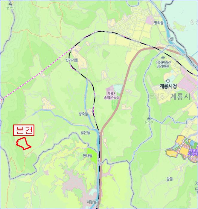 충청남도 계룡시 엄사면 도곡리 산20 임야 경매 사진 32