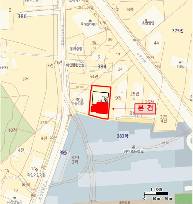 경기도 남양주시 진접읍 장현리 384-59 산들리움102 4층401호 다세대(빌라) 경매 사진 9
