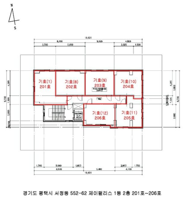 경기도 평택시 탄현1로124번길 19-2, 1동 3층303호 (서정동,제이팰리스)구) 경기도 평택시 서정동 552-62 근린상가 경매 사진 42