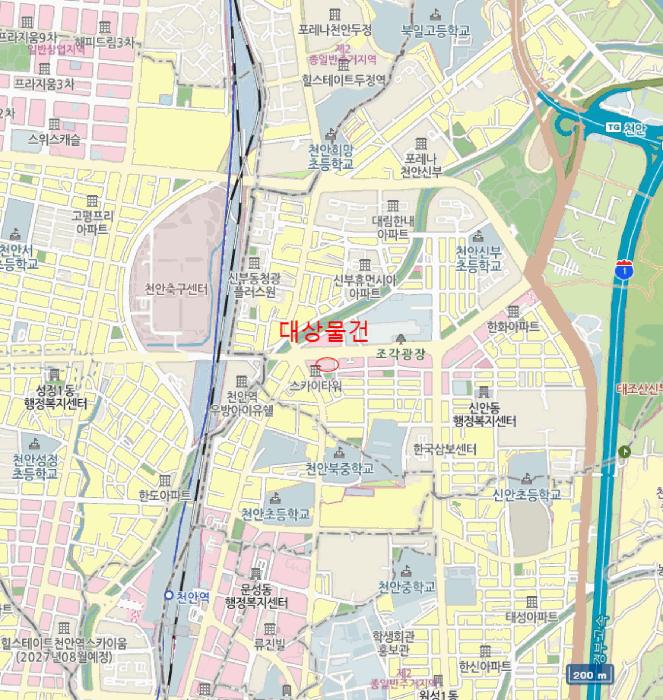 충청남도 천안시 동남구 신부동 451-2 천안랜드마크타워 16층 1618호 오피스텔 경매 사진 23