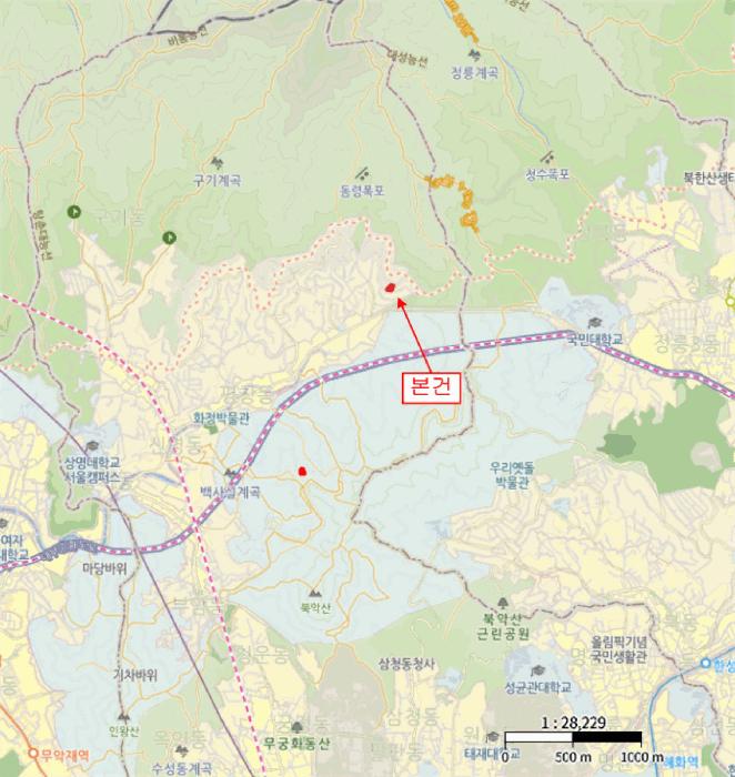 서울특별시 종로구 평창동 425-12 임야 경매 사진 11