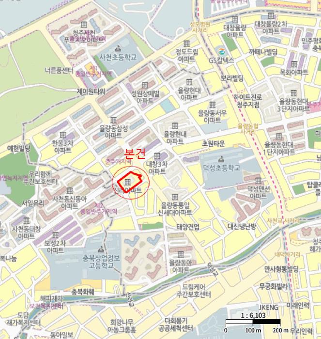 충청북도 청주시 청원구 율량동 1292 율량신라아파트 가열동 4층 411호 아파트 경매 사진 9