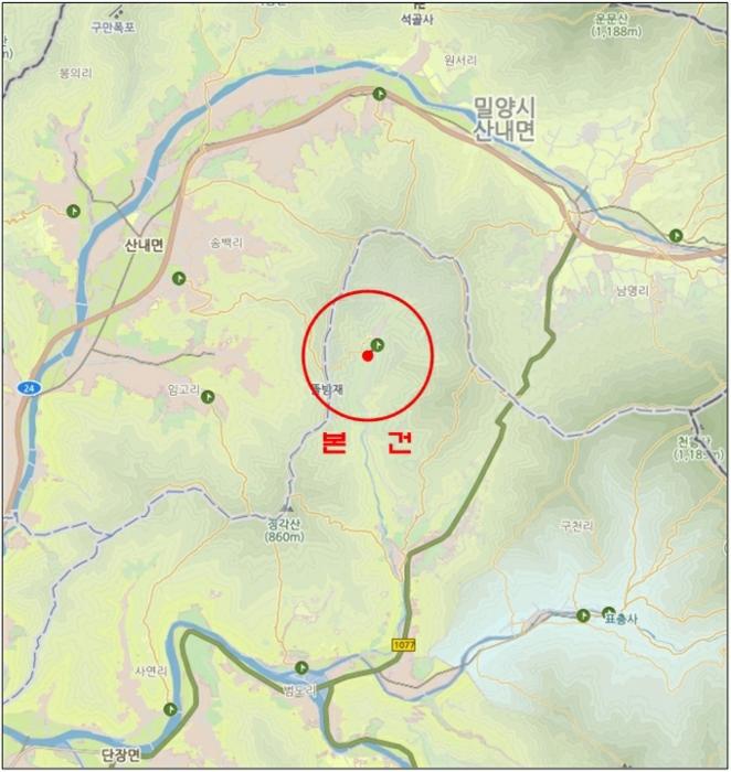 경상남도 밀양시 단장면 구천리 2272 임야 경매 사진 13