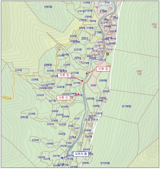 경상남도 밀양시 단장면 구천리 2276 하천 경매 사진 12