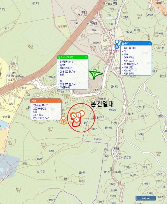 경상북도 안동시 안막동 14-1 대지 경매 사진 11